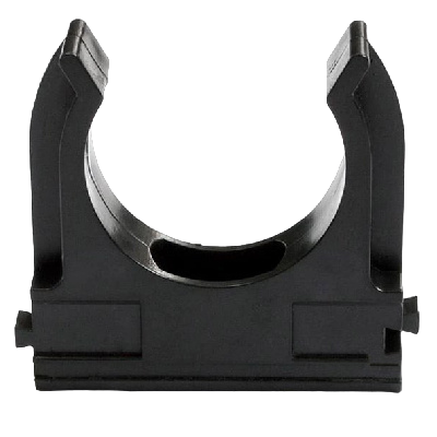 Крепеж-клипса для трубы ø 25 мм, черная (100 шт./уп.) (28-0125-3)