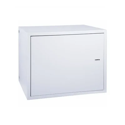 Шкаф настенный 19" АНТИВАНДАЛЬНЫЙ распашной 10U 600×500×500мм, (ШxГxВ) RAL 7035 (04-2253)