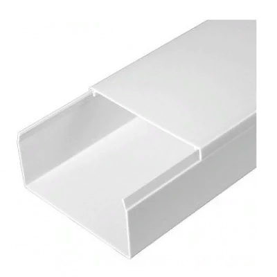 Кабель-канал белый 2-й замок в п/э 80х40 мм (12 м/уп) (PR03.0057)