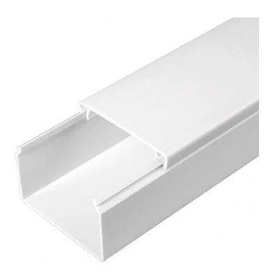 Кабель-канал белый 2-й замок в п/э 60х40 мм (18 м/уп) (PR03.0055)