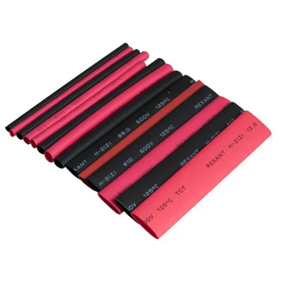 Набор термоусаживаемых трубок ТУТ нг №6 MAXIMUM 2:1, упаковка 14 шт. по 10 см (29-0106)