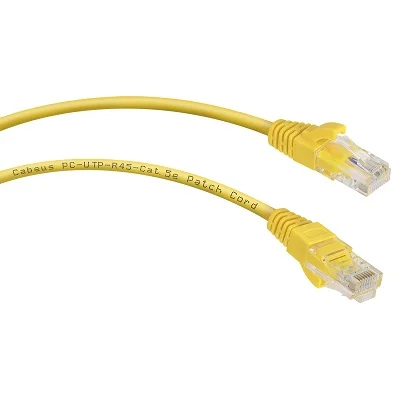 PC-UTP-RJ45-Cat.5e-0.15m-YL