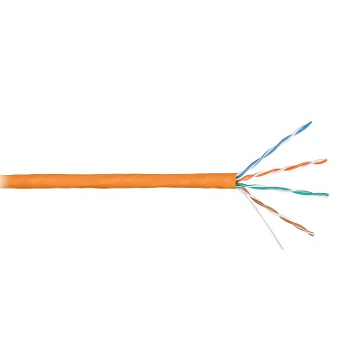 Кабель NIKOLAN U/UTP, 4 пары, Кат.5e, 24 AWG, внутренний, LSZH, 305м/100м