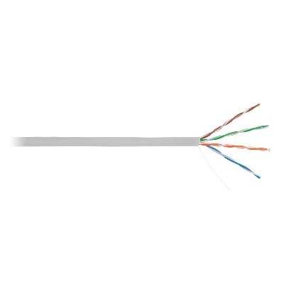 Кабель Netlan U/UTP 4 пары. Кат. 5е внутренний PVC.EC-UU004-5E-PVC-G4 (медь)