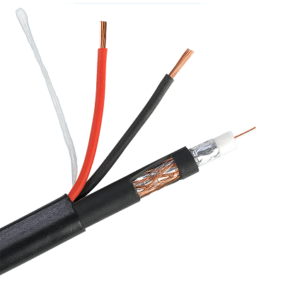 РК 75+2х0,75 (48) PVC ВНЕШНИЙ (черный, 200м), Кабель для видеонаблюдения