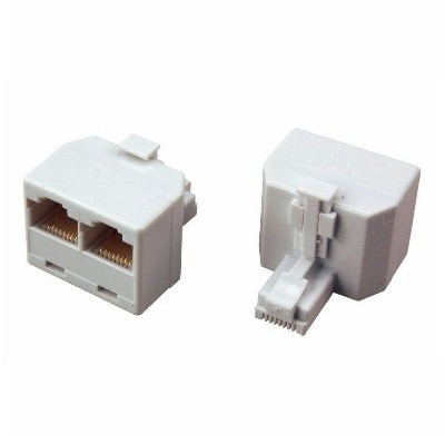 Переходник сетевой LAN, штекер 8Р8С (RJ-45) -2 гнезда 8Р8С (RJ-45) (06-0113-B)