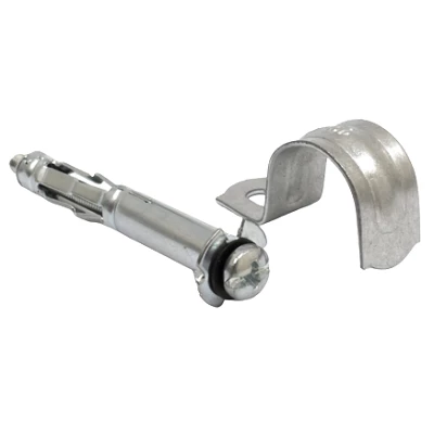 Комплекты для крепления ОКЛ с использованием дюбеля Молли М4х32 и скобы СМО d16-17 мм (100 шт) (PR08.5006)