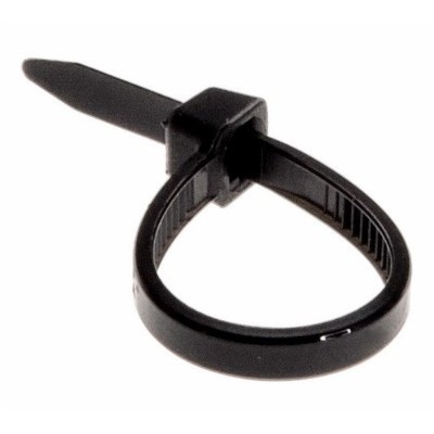 Стяжка кабельная нейлоновая 100x2,5мм, черная (100 шт/уп) (07-0101)