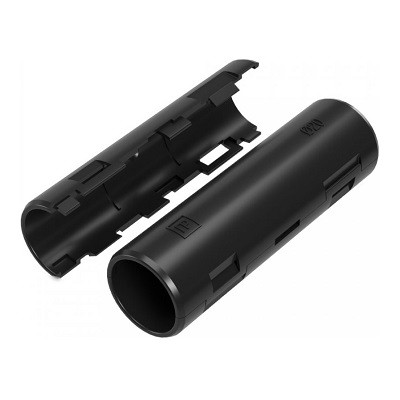 Муфта разборная d20 мм атмосферостойкая черная (10шт/320шт уп/кор) (PR13.0434)