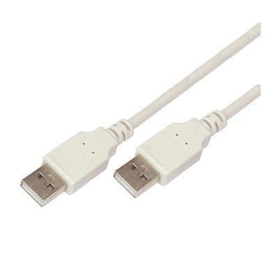 Кабель USB (шт. USB A - шт. USB A) 1.8 метра, серый (18-1144)