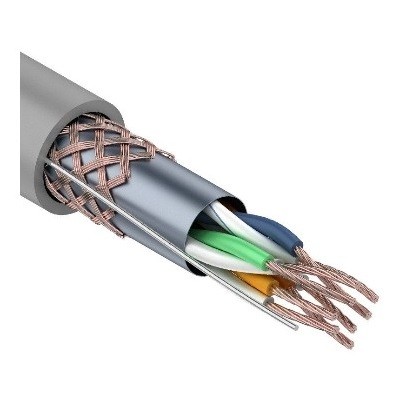 REXANT SFTP 4PR 24AWG, CAT5e, бухта 305 м Мятая коробка