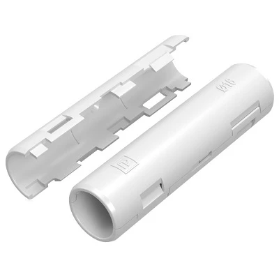 Разборная муфта для труб белая