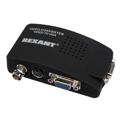 Конвертер BNC + S-video на VGA REXANT  (17-6910)										