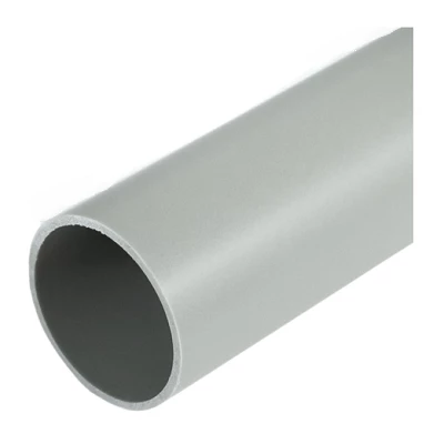 Труба жесткая ПВХ 2-х метровая серая d63 мм (10м/уп) Строитель (PR05.0109)