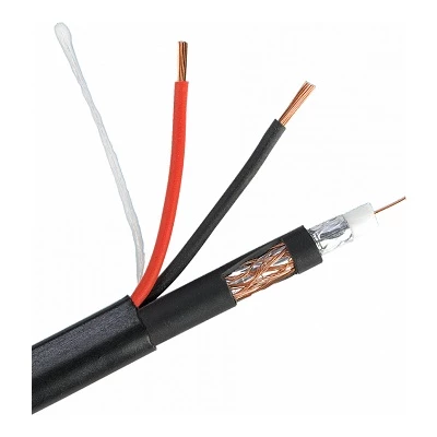 РК 75+2х0,75 (48) PE ВНЕШНИЙ (черный, 200м), Кабель для видеонаблюдения