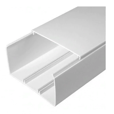 Кабель-канал белый 2-й замок в п/э 100х60 мм (8 м/уп) (PR03.0060)