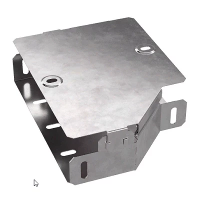 Переходник левый с крышкой Стандарт 200х150х50 (PR16.0490)