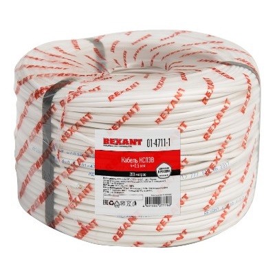 Кабель сигнальный КCПЭB 4х0,5мм, бухта 200м (01-4711-1)