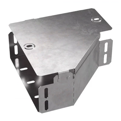 Переходник левый с крышкой Стандарт 200х150х80 (PR16.0492)