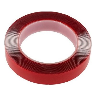 Двухсторонний скотч , прозрачный, на акриловой основе, 20 мм, ролик 5 м (09-6520)