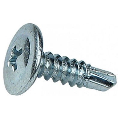 Саморез 4,2х25 с прессшайбой, Сверло, цинк (1000 шт/уп) (PR08.3601)