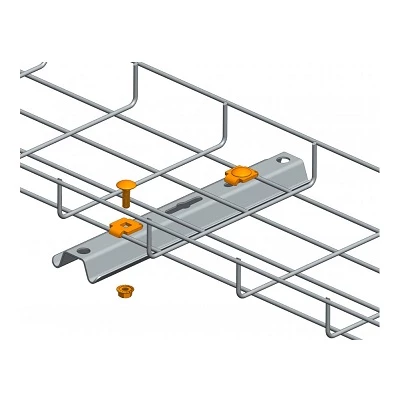Крепежный комплект проволочного лотка к элементам системы подвесов (50 шт/уп) (PR08.2467)