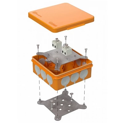 Коробка огнестойкая для о/п двухкомпонентная 60-0303-FR2.5-4 Е15-Е120 100х100х40