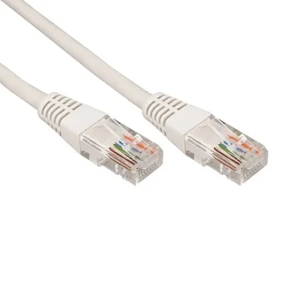 Шнур коммутационный, патч-корд U/UTP RJ45-RJ45, CAT 5e, PVC серый, 10м (18-1009)