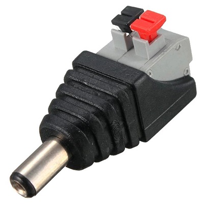 РАЗЪЕМ TS DC штекер питания с клеммной колодкой, самозажим